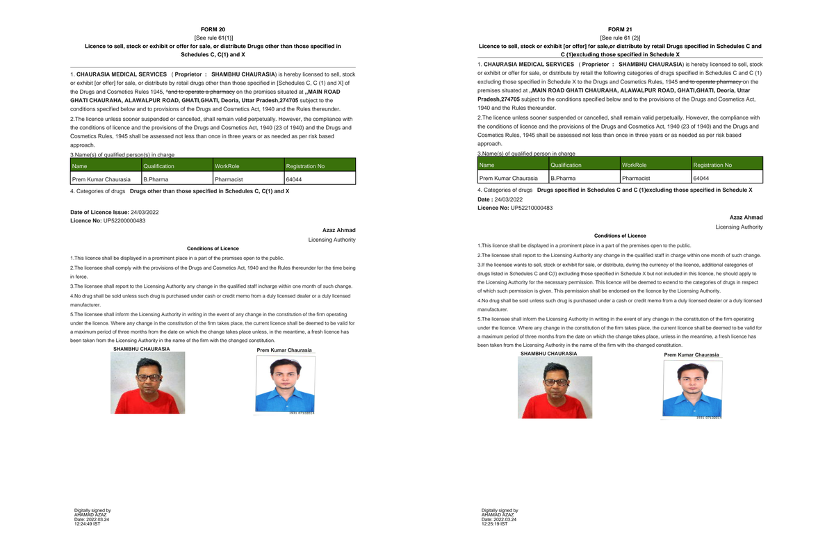 Drug Licence